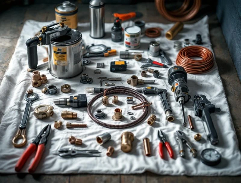 Burst Pipe Repair Cincinnati OH equipment kit