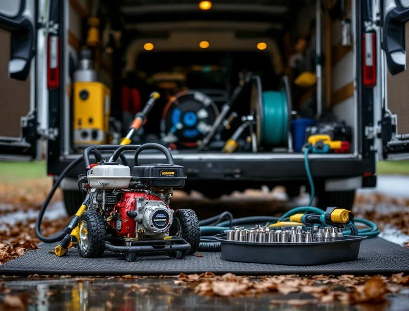 Sewer Line Backup Cincinnati OH equipment kit